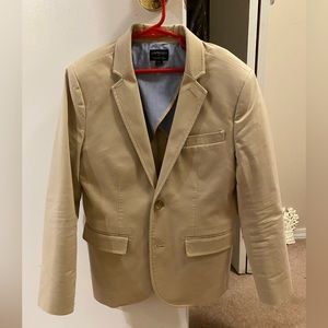 Boys JCrew khaki blazer in very good condition. Size 12.